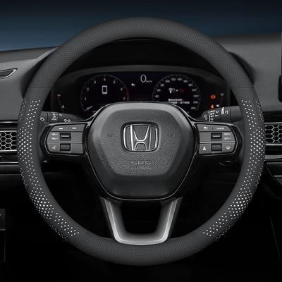 Leather Car Steering Wheel Cover for Odyssey e.Ny1 HRV Civic ZR-V Prologue Pilot Jazz CRV Accord 2022 - 2025 Accessories