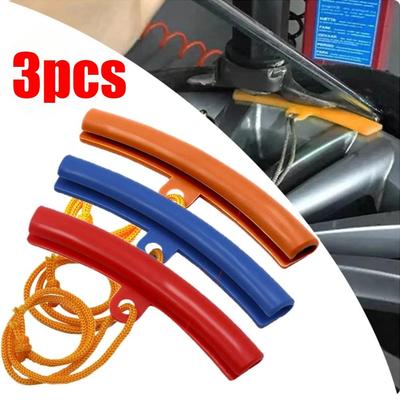3PCs Car Tyre Wheel Changing Edge Savers Car Motorcycle Wheel Guard Rim Protectors Tire Rim Edge Protection Cover 3Color