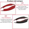 Car Front Fog Light Lamp Eyelid Decoration Cover Trim Strips for Ford Mustang 2018    2022 Exterior Accessories