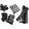 New Black Teflon Graphite Sheet: Long, Square Block for Cutting and Processing