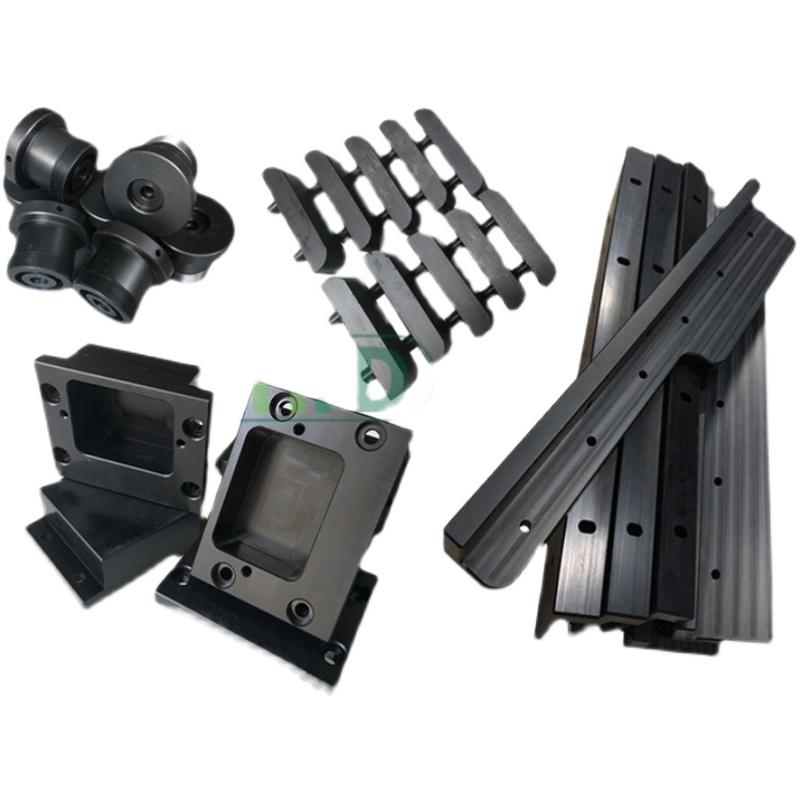 New Black Teflon Graphite Sheet: Long, Square Block for Cutting and Processing