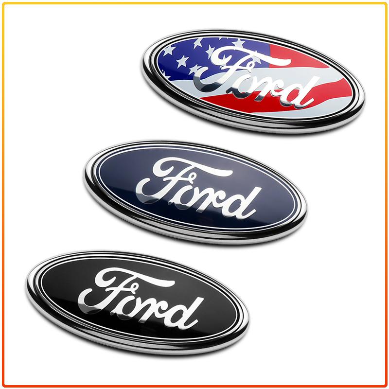 Per Ford Ranger Escape Mondeo Fusion Fiesta Kuga Edge Focus Mustang 11.5x4.5cm Adesivo Decalcomania Emblema Distintivo Posteriore Bagagliaio Auto Accessorio