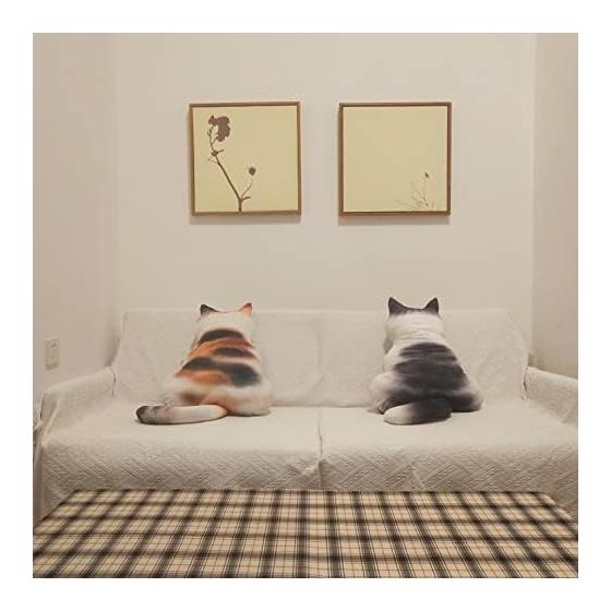 Homehalo Cat Hugging Pillow, Soft Memory Foam Cushion, Cover Washable, Sleeping Pillow, Soothing Hugging Pillow, Cute, Comfortable Hugging Pillow,