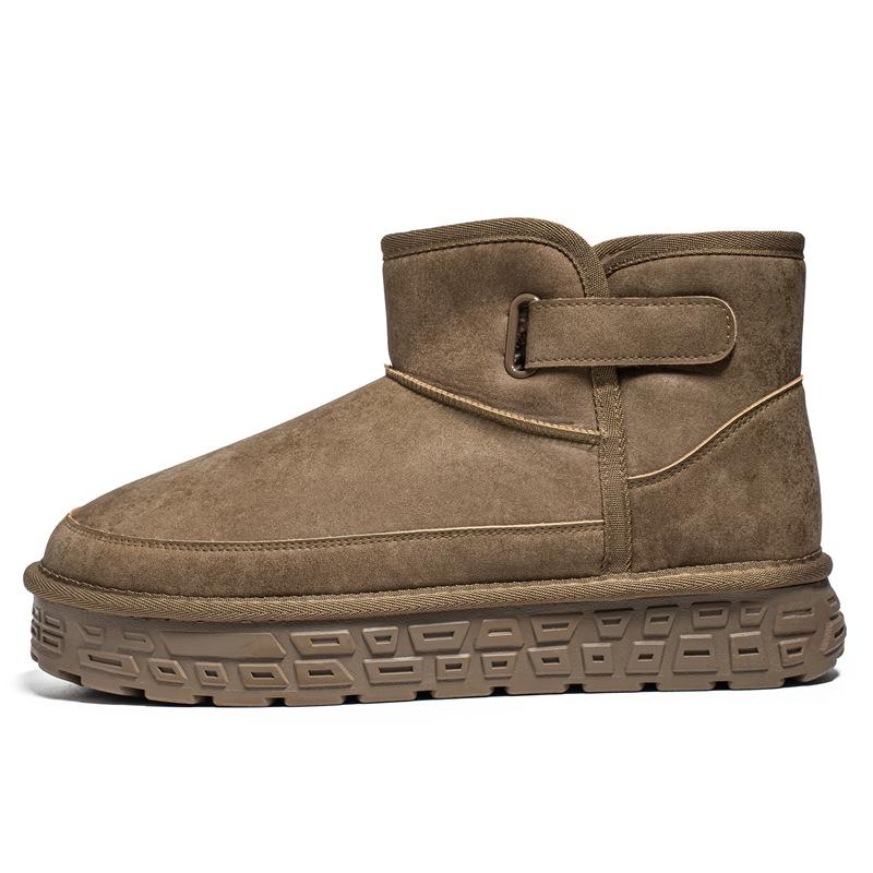 Snow boots new winter thick-soled velvet matte warm bread cotton boots casual high-top cotton shoes