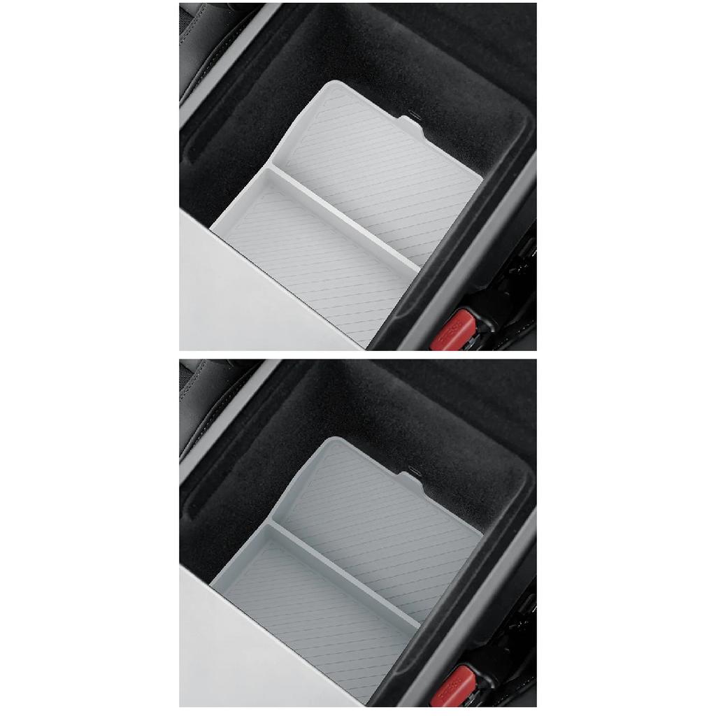 Armrest Box Storage Box for Tesla Model Y Standard RWD 2026 Center Armrest Box Bottom Storage Box Organizer Tray Car Accessories