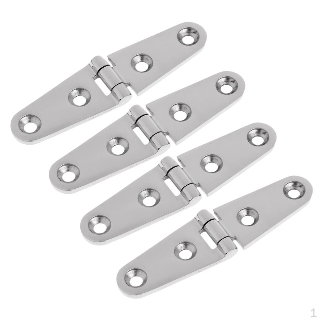 

4 Pieces 316 Stainless Steel Boat Marine Deck Strap Hinge