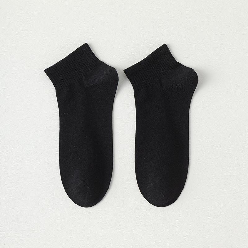 Men's Summer Thin Cotton Sports Socks: Sweat-Absorbing, Anti-Odor, Breathable, Antibacterial, Boneless