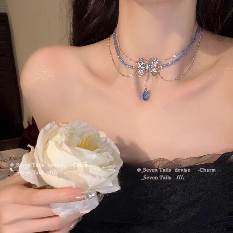 Spicy Girl Tassel Pearl Necklace: Elegant, Versatile Clavicle Jewelry for Women