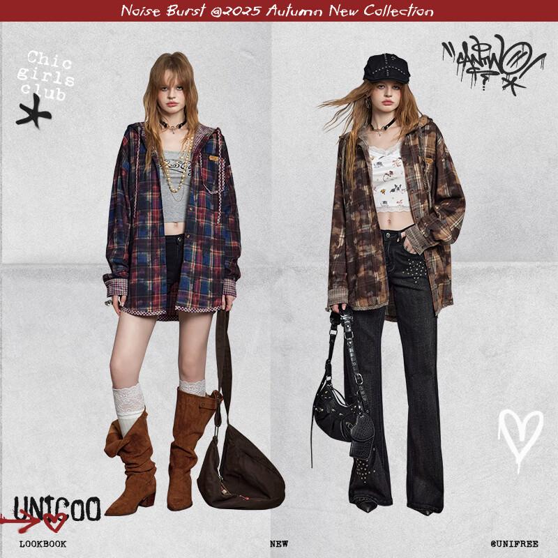 UNIFREE Wasteland Style Hooded Long Sleeve Shirt