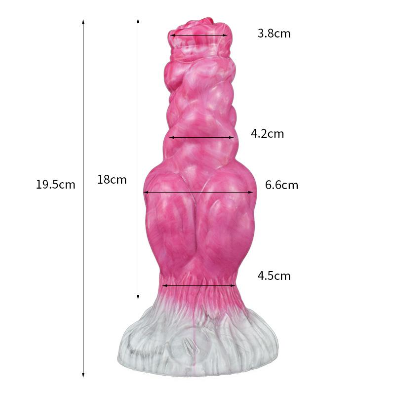 Sexspielzeug Tier Wolf Hund Dildo Silikon Gory Fleischfarbe Realistischer Dildo Saugfuß Analer Knoten Riesiger Buttplug Sexspielzeug Für Frauen 18+