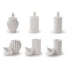 Striped Cylinder Resin Jar Molds Candlestick Molds for Making Candlestick Tealight Holder Storage Jar Resin Lid Molds