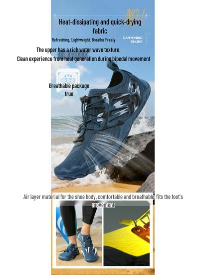 Sommer Outdoor Wandern & Schwimmschuhe - Rutschfest, Strandkämmen, Schnorcheln, Waten, Bach- & Fitnessschuhe für Paare
