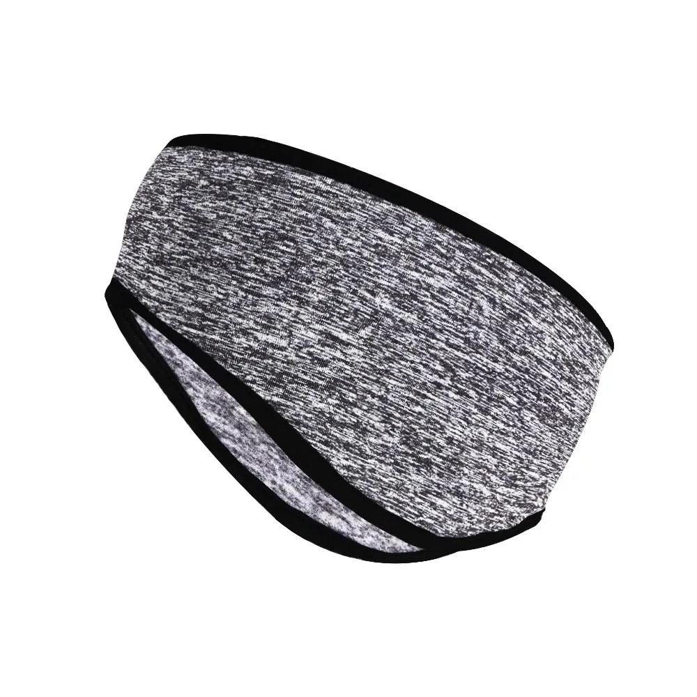 Fleece Fabric Ear Warmer Headband Winter Sweatband Running Headband Ear Warmer Men Women Outdoor Skiing Sports Headscarf
