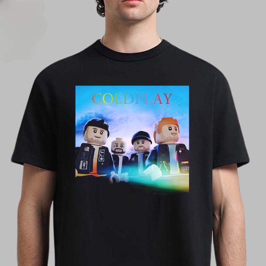 Coldplay Moon Music 2026 Leg0 Style Band Members Unisex T-shirt XXXL