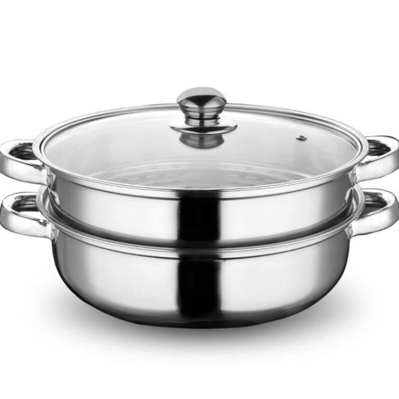 Trigon Stainless Steel 28CM Double Layer Steamer Soup Pot