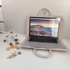 Pink Laptop Protective Case Handbag for Daily Commute