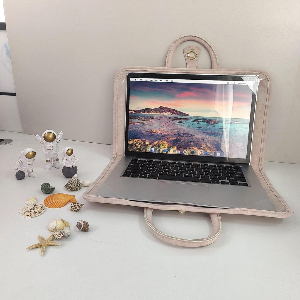 Pink Laptop Protective Case Handbag for Daily Commute