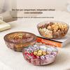 temeiju 360° Rotatable Divided Snack Tray with Lid