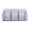 Adhesive No-Drill Hanging Storage Basket for Kitchen and Bathroom