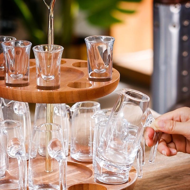 Elegant Table Wine Stand Wine Cup Rack Metal Organizers Metal Wine Bottle Holders Glass Storage Holders Suitable for Cups