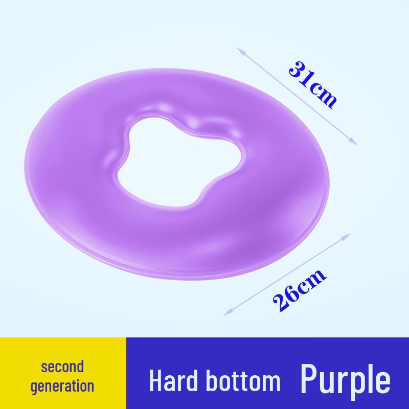 Silicone U-Shaped Beauty Pillow with Face Protection