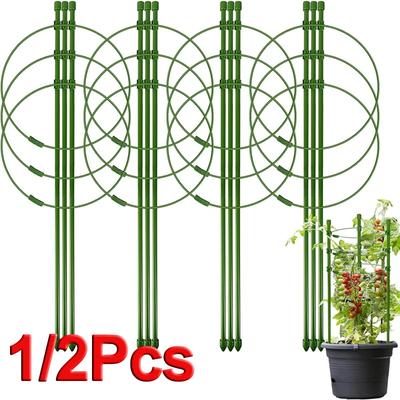 Plant Support Climbing Trellis Iron Potted Holder Frame For Flower Vegetable Vine Garden Supplies
