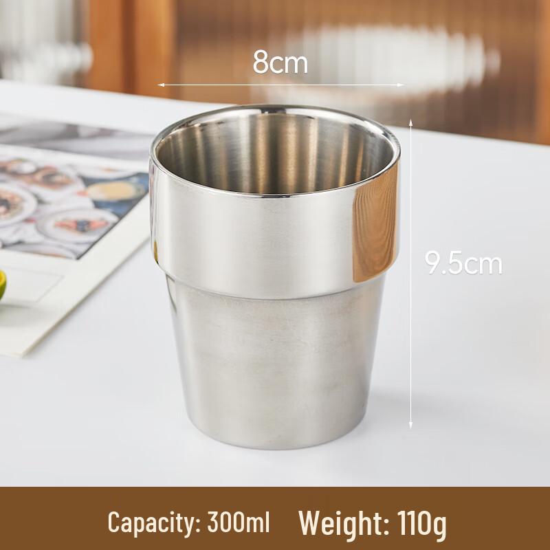 Lainuo Stainless Steel Multipurpose Mugs Set