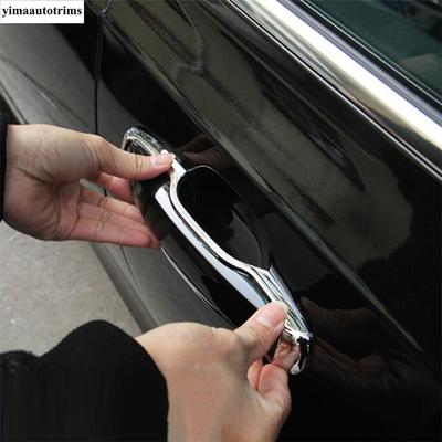 Décoration de cadre de poignée de porte de voiture Housse de protection Garniture Accessoires extérieurs ABS Chrome Pour VOLVO XC60 XC90 S90 V90 2018 - 2024