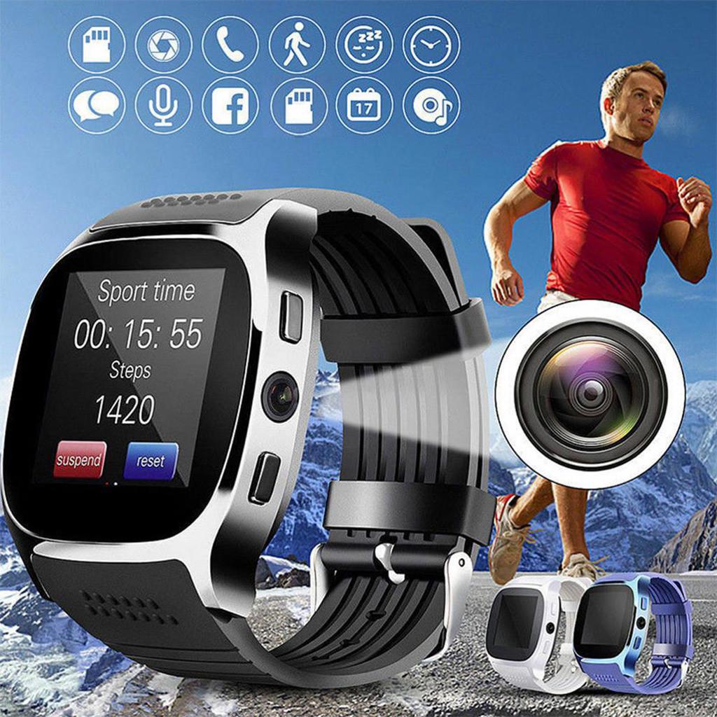 T8 Bluetooth reloj inteligente con la cámara Face-book Whatsapp Soporte SIM  TF Tarjeta Llamada comprar a buen precio — entrega gratuita, reseñas reales  con fotos — Joom