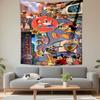 Mickey's Cartoon Collage Tapestry Wall Hanging, Disney Character Poster Art, Funny Wall Decor for Bedroom Living Room Kids Room