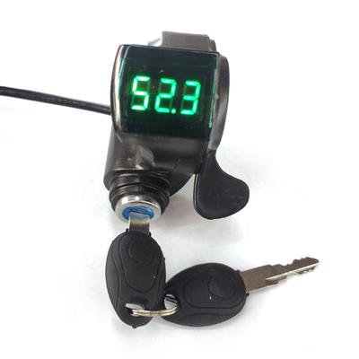 אופנועי מצערת 12V/24V/36V/48V/60V/72V עם אחיזת אגודל לתצוגת כוח סוללה