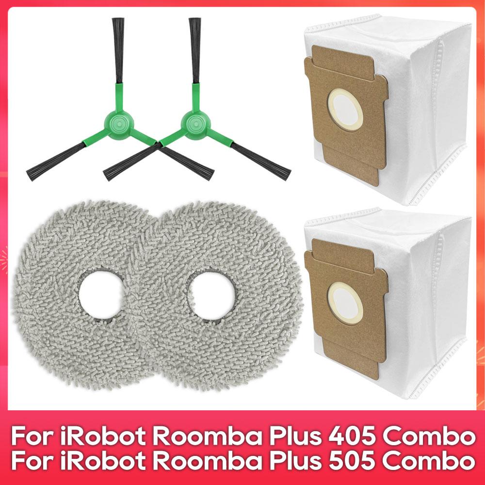 

Подходит для ( iRobot Roomba Plus 405 Combo / 505 Combo ) Запчасти Аксессуары Боковая щетка Тряпка для швабры Пылесборник