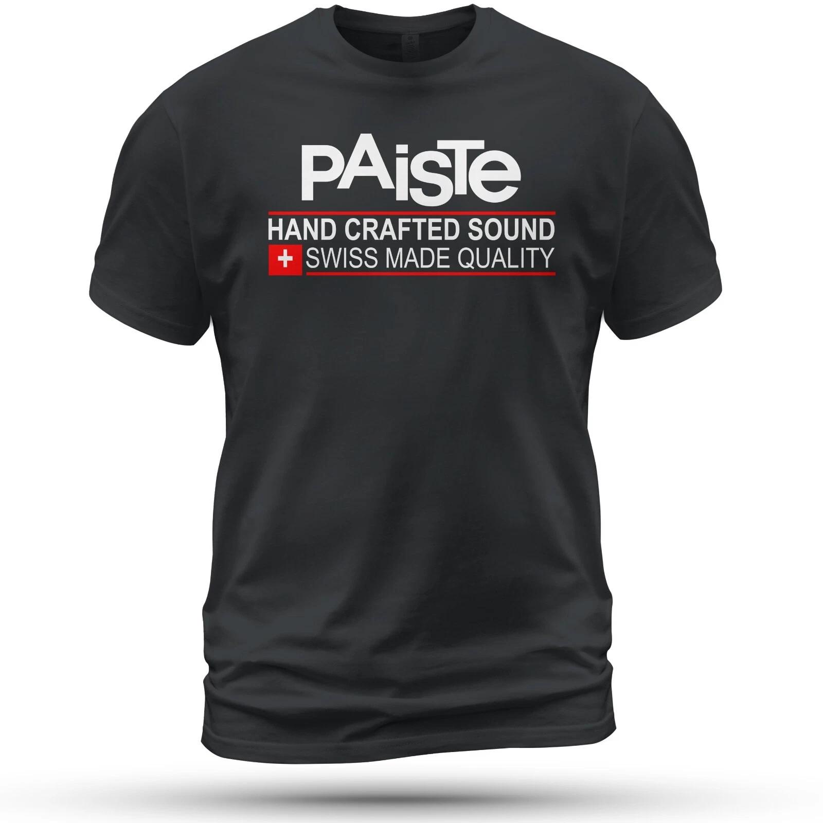 Paiste Hand Crafted Sound Logo T-Shirt Funny Size S-5XL S