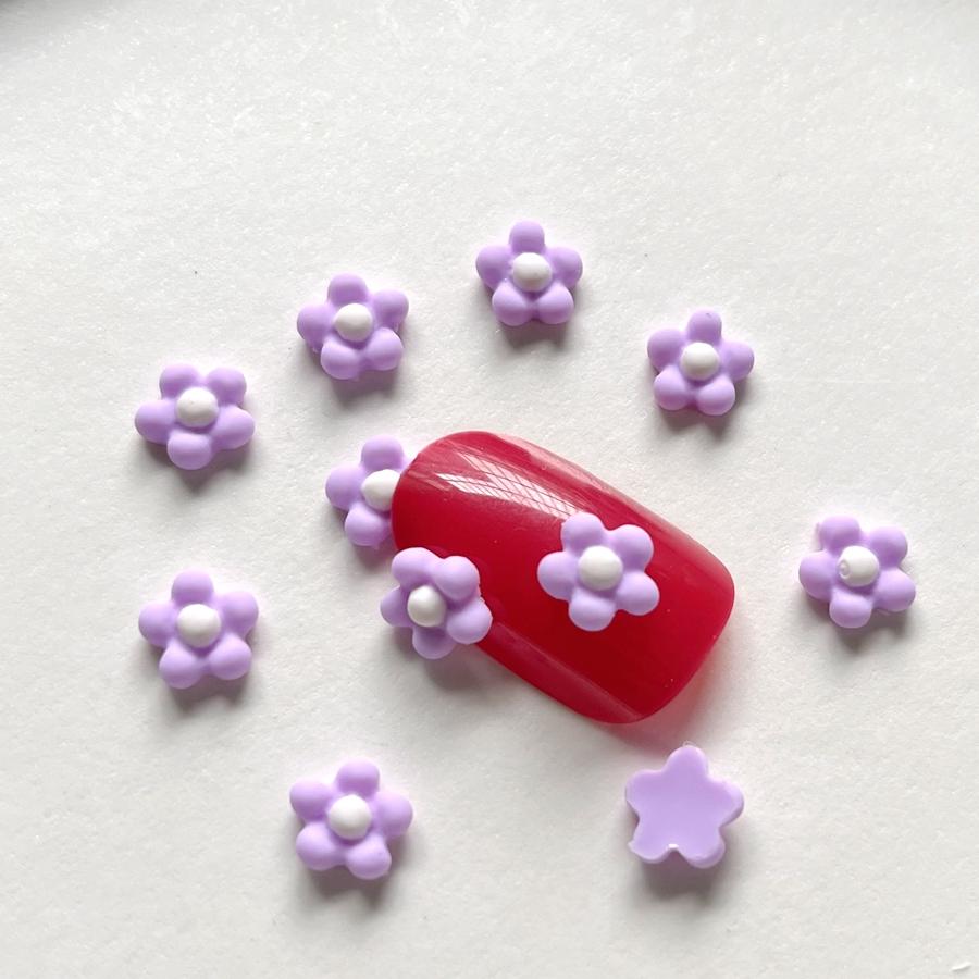 100 Pieces of Mixed Mini Egg Flower Resin Trim Flat Back Scrapbook Diy Jewelry Nail Art Deco Floret