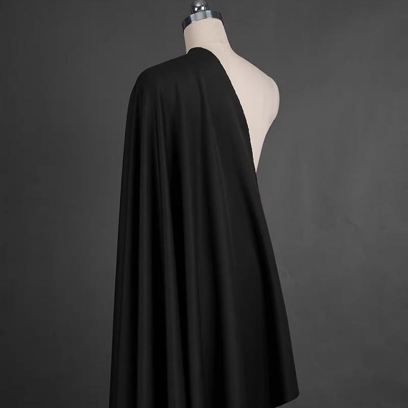 Air Layer Fabric Spring Summer Thin Knit Elastic Soft Breathable Clothing Fabric Cloth Sewing Polyester Spandex Rayon Material