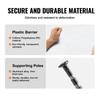 Dust Barrier Poles 12 Ft with 4 Telescoping Poles Dust Barrier System