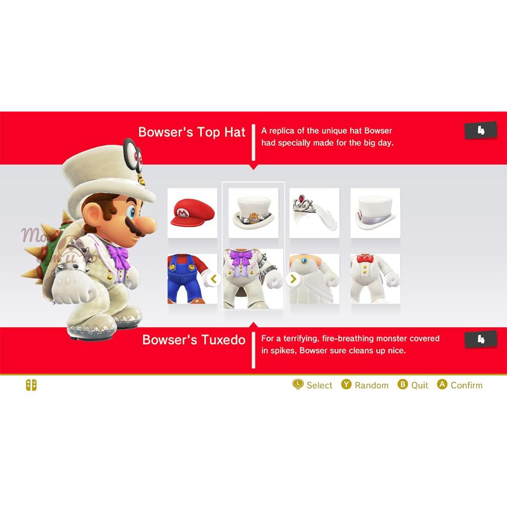 10 Pcs For Super Mario Odyssey Nfc Tag Game Cards For Ns Switch