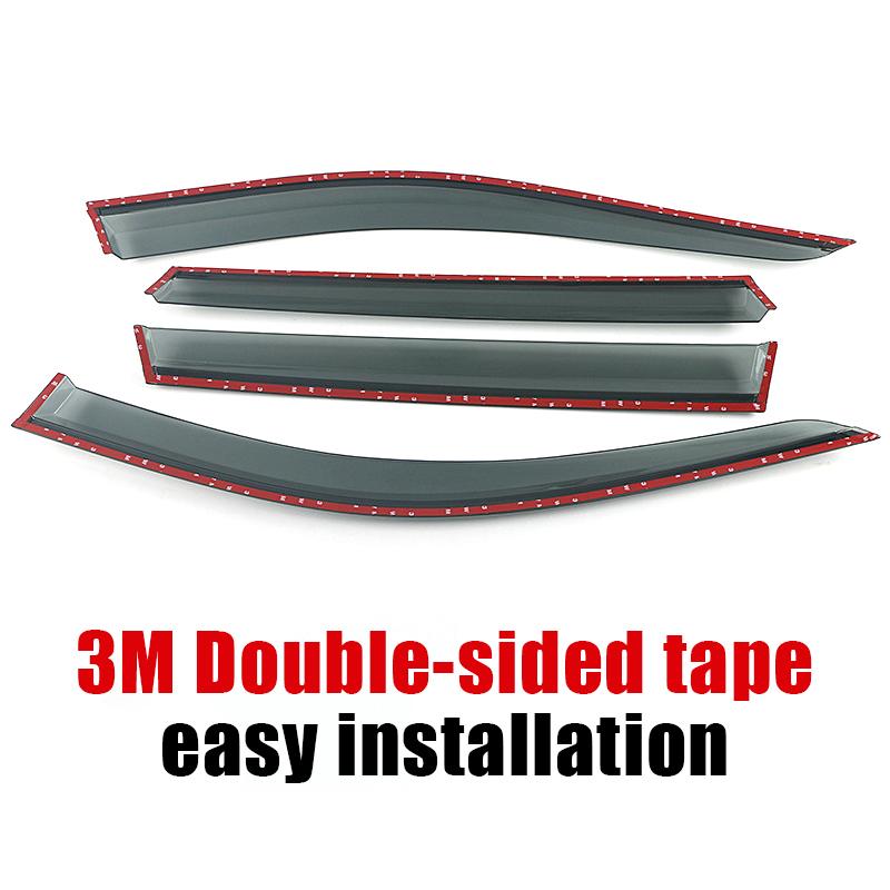 For Toyota RAV4 XA50      2024 2025 Car Window Deflectors Wind Deflector Sun Guard Rain Vent Cover Trims