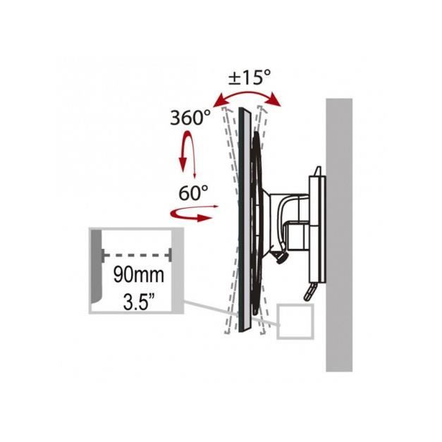 Haeger - Support De TV Haeger Tilt & Swivel 17' - 37'