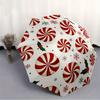 1pc Candy Pattern Automatic Folding Umbrella - Portable Foldable Design with 8 Ribs, Durable Plastic & Iron Frame, Casual Outdoor Accessory