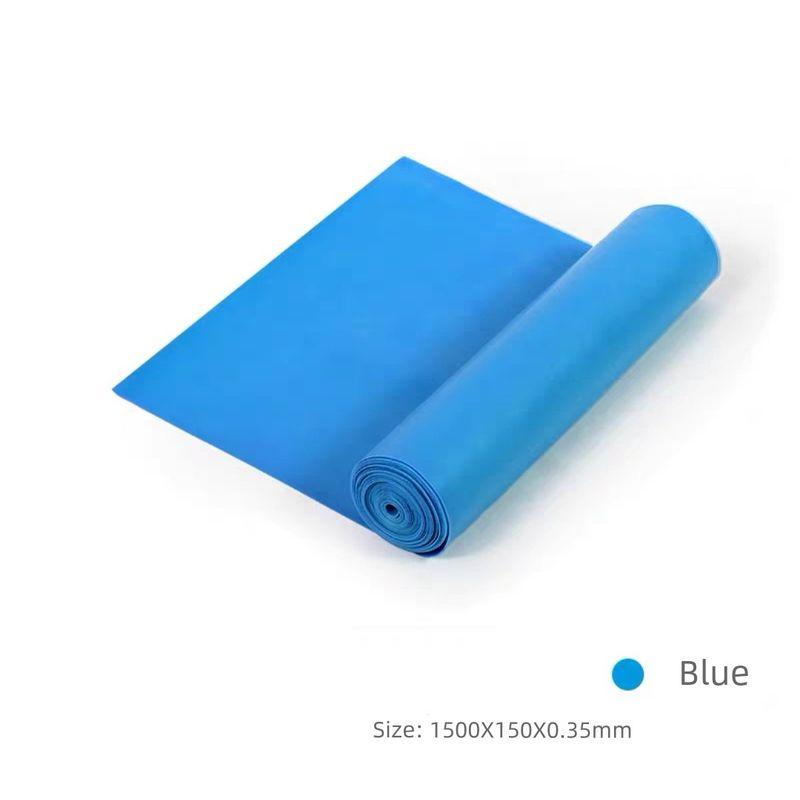 

Спортивный эластичный TPE фитнес мужской женский ремень для йоги Blue Yoga Film