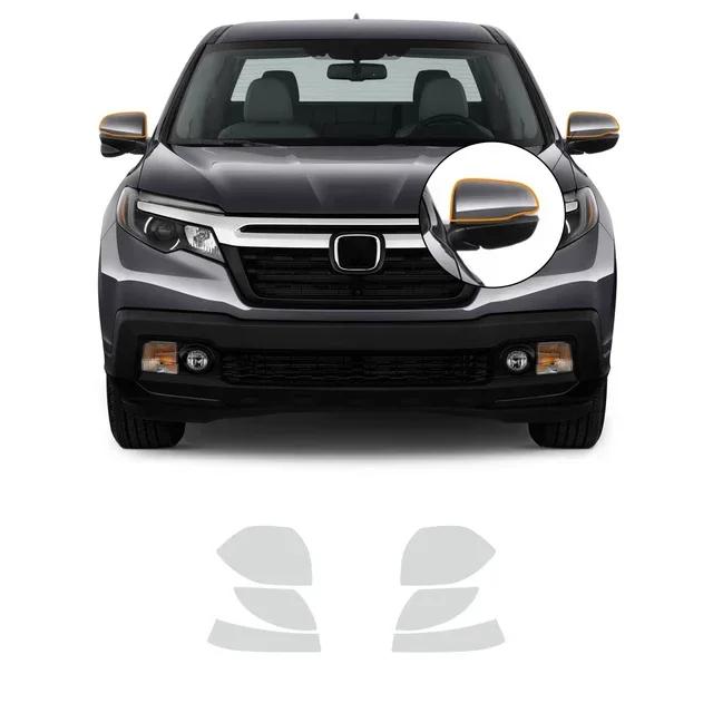 2 шт. Автомобильная пленка для передних фар из ТПУ, прозрачная защитная пленка PPF TPU 8,5 мил, невидимая наклейка-пленка для фар для Honda Ridgeline 2017- Transparent