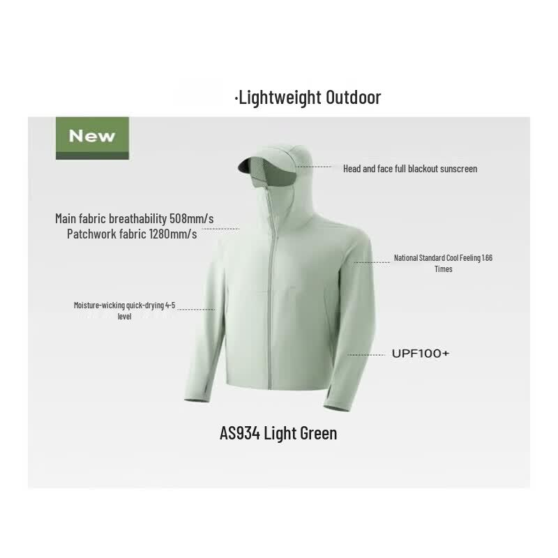 Banana Umbrella Men s Ultra-Breathable Sun Protection Jacket AS934