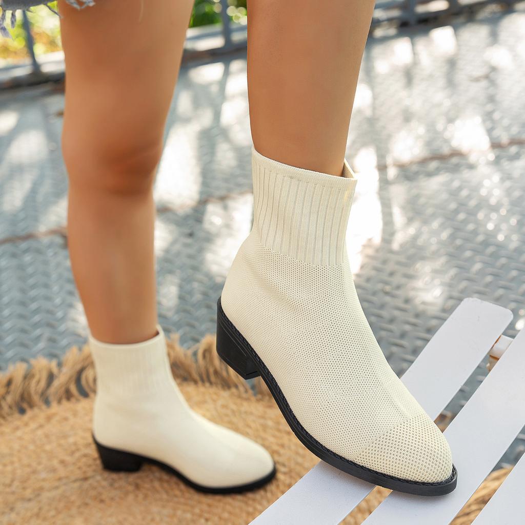Autumn New Thick-heeled High Heels, Women's Deep Shoes, Retro Square Toe, Versatile Work Shoes, Comfortable Commuter Leather Shoes