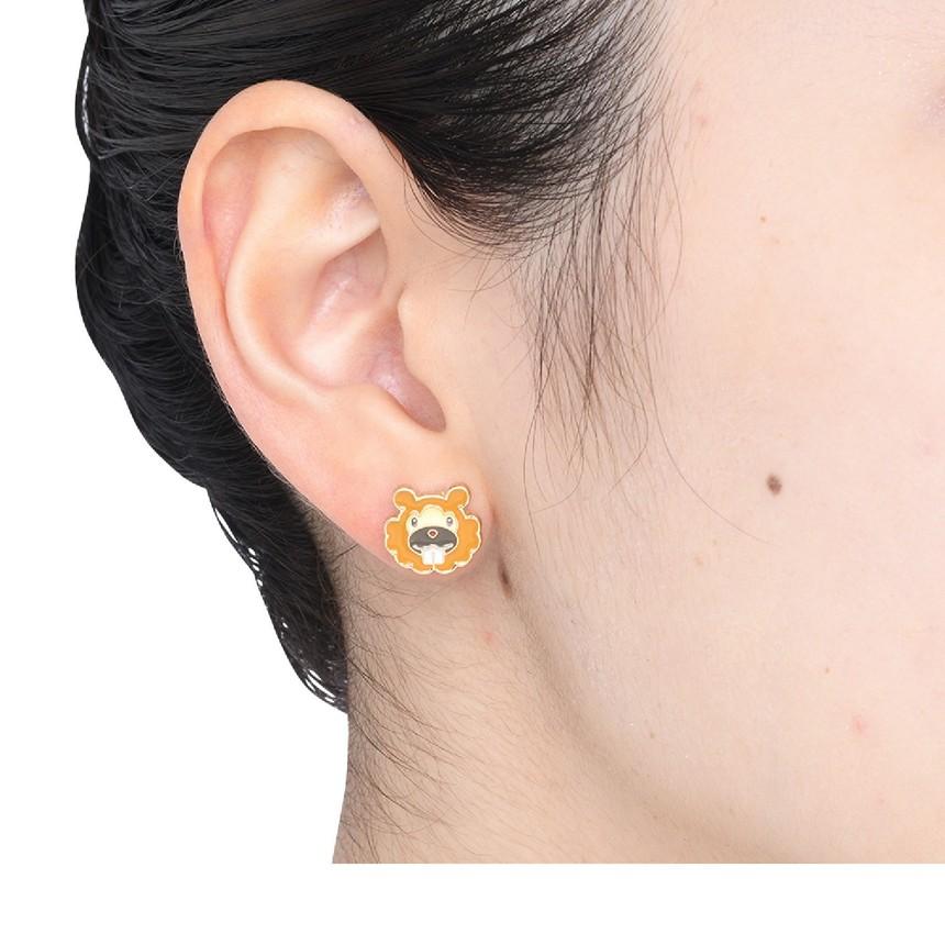 [Pokemon] Pokemon Center Official Bidoof Pierce Earring Accessory