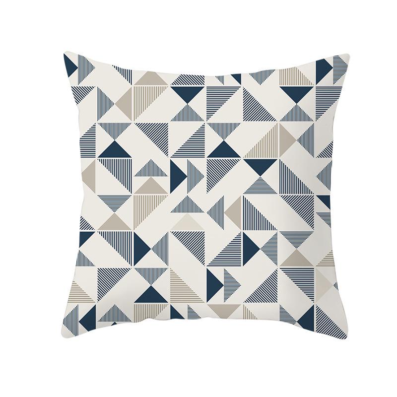 Household Products Colorful Printed Geometric Mirror Space Pillow Case Cushion Waist Pillow Case