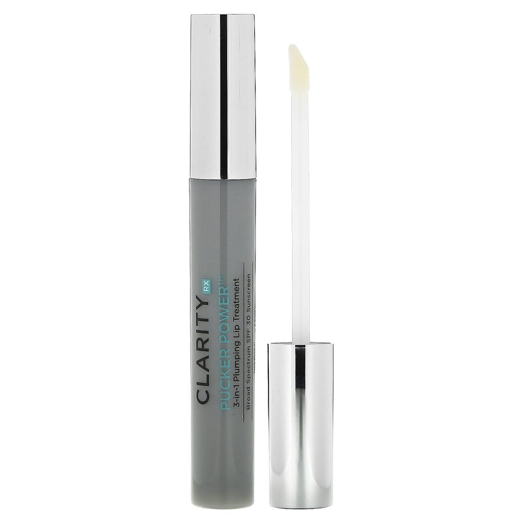 ClarityRx Pucker Power, 3-in-1 Plumping Lip Treatment, SPF 30, 0.14 Fl Oz (4 Ml)