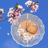 10 Inch Hanging Wind Spinner with 360 Degree Hook for Balcony Garden Decor Spring Summer Outdoor Decoration