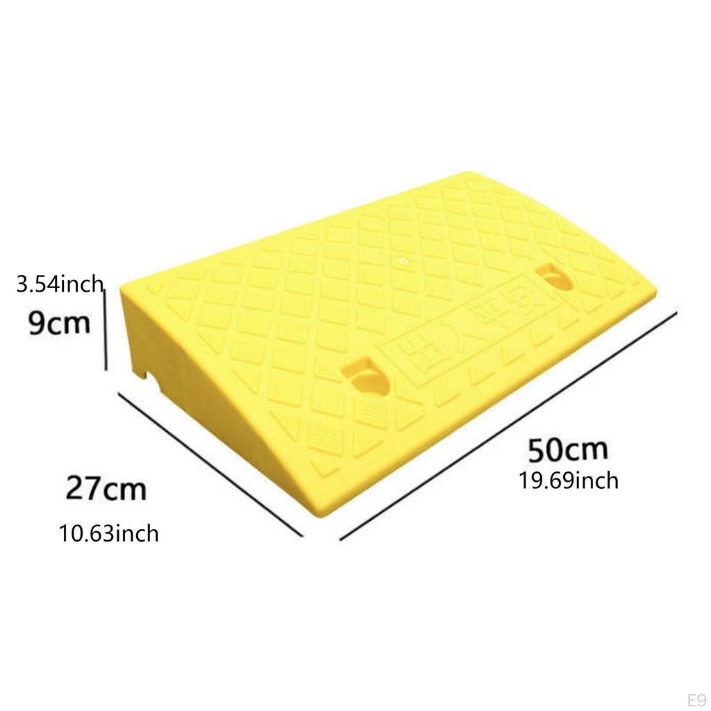 Curb Ramp Climbing Triangle Pad Lightweight Heavy Duty Threshold Roadside Slope for