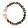 Curtain Tiebacks Bead Set of 4 Flexible No Drilling Drapery Holdbacks for Living Room Bedroom Window Decors Y5GB